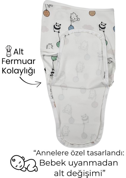 Bebek Kundak | %100 Pamuk Organik Bebek Uyku Tulumu 0-3 Ay – Alt Fermuar ile Kolay Bez Değişimi modelleri