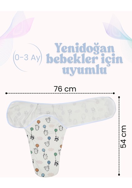Bebek Kundak | %100 Pamuk Organik Bebek Uyku Tulumu 0-3 Ay – Alt Fermuar ile Kolay Bez Değişimi fırsatları
