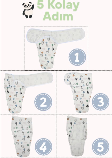 Bebek Kundak | %100 Pamuk Organik Bebek Uyku Tulumu 0-3 Ay – Alt Fermuar ile Kolay Bez Değişimi indirimleri