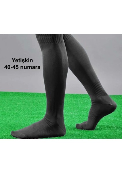 4 Adet Yetiskin Futbol Maç Çorabi Futbol Tozluk Futbol Halisaha Çorabi Konç 40-45