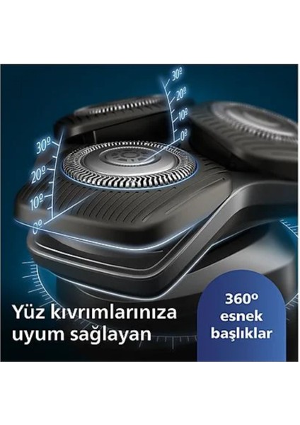 Phılıps 5000 Serisi Skin Iq Teknolojisi,tıraş Makinesi,sinekkaydı Tıraş,,ıslak ve Kuru Kullanım,hassas Düzeltici, S5887/10 modelleri