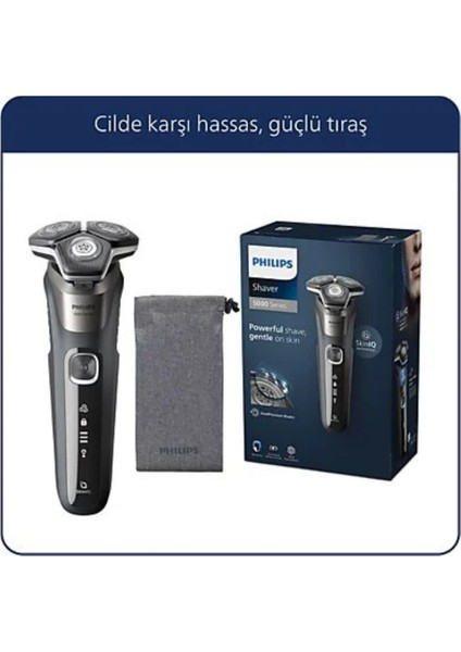 Phılıps 5000 Serisi Skin Iq Teknolojisi,tıraş Makinesi,sinekkaydı Tıraş,,ıslak ve Kuru Kullanım,hassas Düzeltici, S5887/10 fırsatları