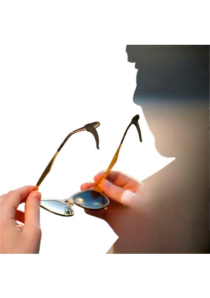 Gözlük Kılıfları 1 takım 2 adet Kulak Askıları Özel Olarak siyahTasarlanmış Silikon Kulaklık Koruyu 1 Takım 2 Adet