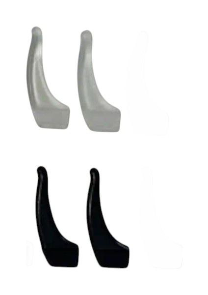 Gözlük Kılıfları 1 takım 2 adet Kulak Askıları Özel Olarak siyahTasarlanmış Silikon Kulaklık Koruyu 1 Takım 2 Adet fırsatları