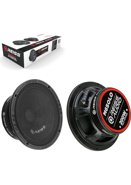 Reıss Audıo RS-M6SOLO Oto Midrange 16CM 200W Rms 100W Kapaklı 2li