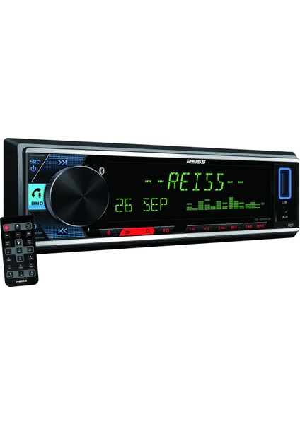 Reıss Audı RS-MX88DSP Oto Teyp Dsp 4X50 Watt Bluetooth Mobil Aplikasyon USB Sd Fm Aux