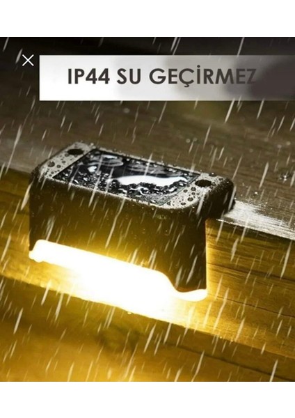 4 Adet Köşebent Merdiven Veranda Solar Güneş Enerjili Lamba fiyatları