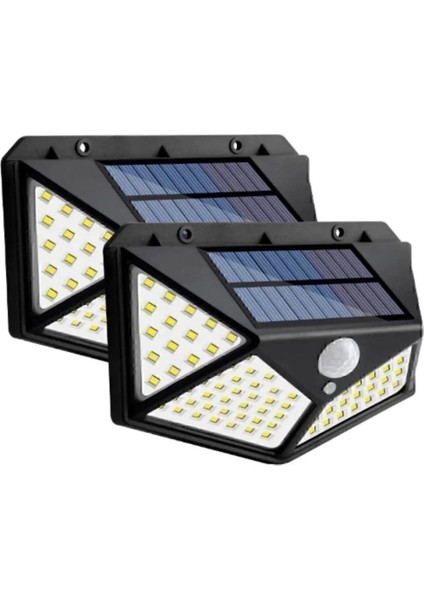 Güneş Enerjili Hareket Sensörlü 4 Taraflı Aydınlatma