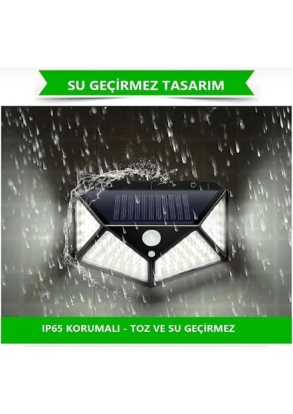 Güneş Enerjili Hareket Sensörlü 4 Taraflı Aydınlatma fırsatları