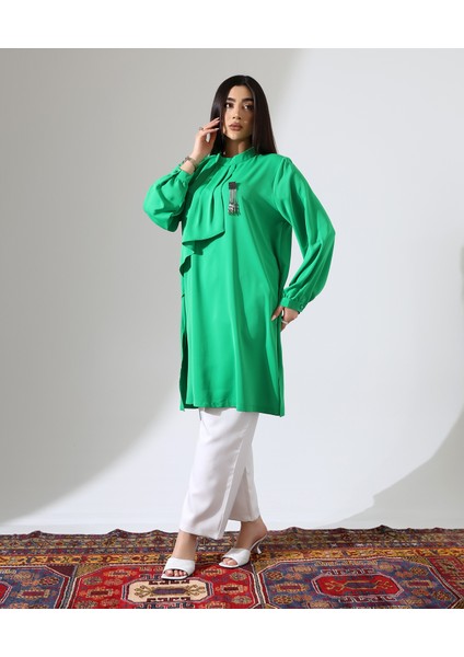 Büyük Beden Pile Kısa Tesettür Tunik fırsatları