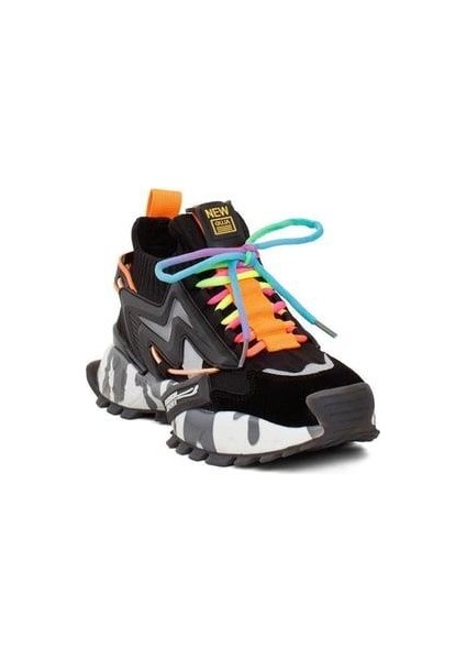 24K446-1 Kalın Taban Renkli Fashion Kadın Spor Ayakkabı modelleri