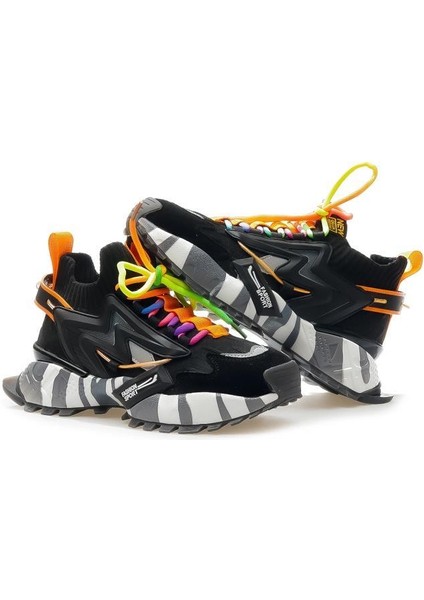 24K446-1 Kalın Taban Renkli Fashion Kadın Spor Ayakkabı indirimleri