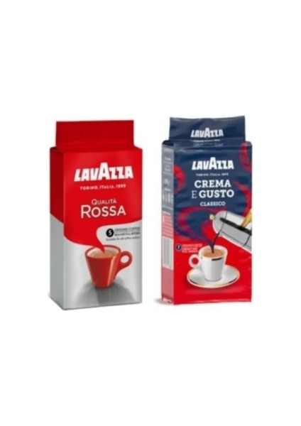 Qualita Rossa Filtre Kahve 250 gr + Crema E Gusto Filtre Kahve 250 gr