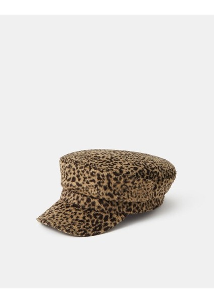 Cheetah Baskılı Şapka
