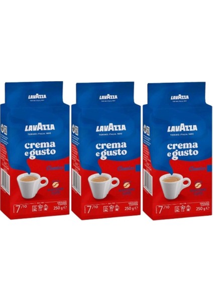 Crema E Gusto Filtre Kahve (250GR) X3