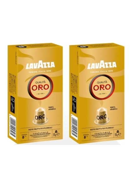 Nespresso Uyumlu Qualità Oro 55GR Alüminyum Kapsül X2