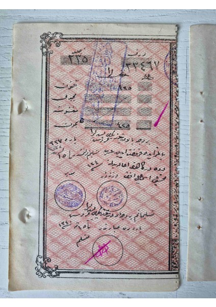 3 Adet Osmanlıca Makbuz Osmanlı Dönem.; Koleksiyonluk 1920LER Makbuzlar.; Orijinal Koleksiyonluk. fiyatları
