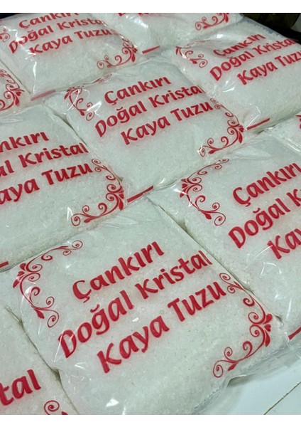 Doğal Çankırı Granül Kaya Tuzu 3 kg ve Kısa Tuz Değirmeni modelleri