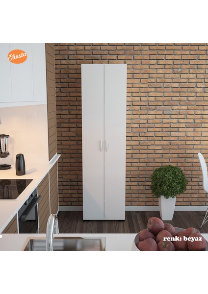 8 Raflı Cok Amaclı Dolap Mutfak Dolabı Banyo Dolabı Ofis