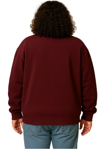 Erkek Büyük Beden 122-158 Kilo Arası Için Uygun Pamuklu Geniş Kalıp Dik Yaka Fermuarlı Sweat Mont fırsatları