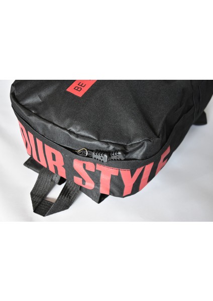 Be Your Style Siyah Su Geçirmez Pratik Outdoor Çantası