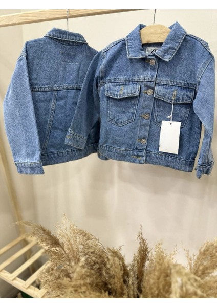 Çocuk Kot Ceket modelleri