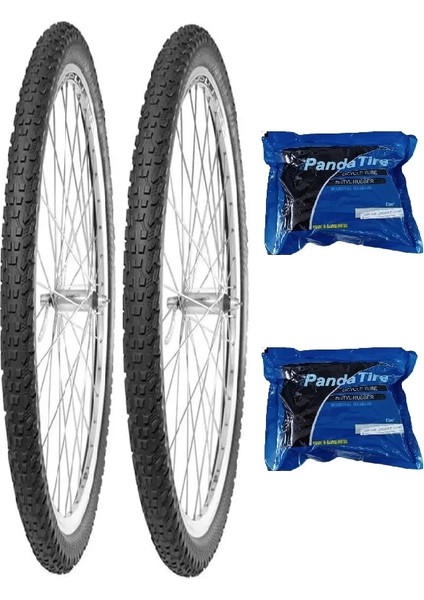 Diamond 29 Jant 29X2.10 Bisiklet Dış Lastiği Timsah x 2 Adet + Plus Panda Iç Lastik Seti