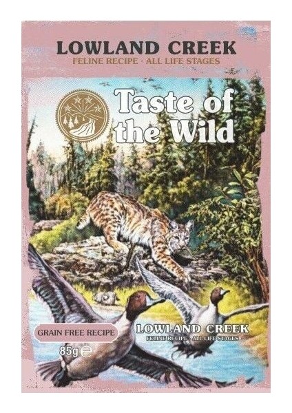 Lowland Creek Pouch Hindili Yaş Mama Soslu 85 gr