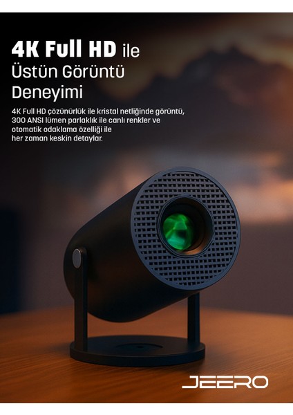 HY300PRO Multimedia Ultra Hd 1080 Pixel Android 12 Projeksiyon Cihazı (Türkçe Menü) modelleri