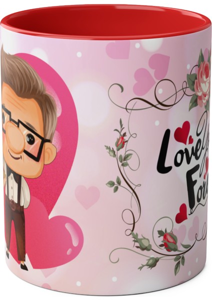 Sonsuz Aşk Tasarım Baskılı Kupa