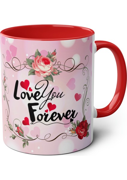 Sonsuz Aşk Tasarım Baskılı Kupa fiyatları