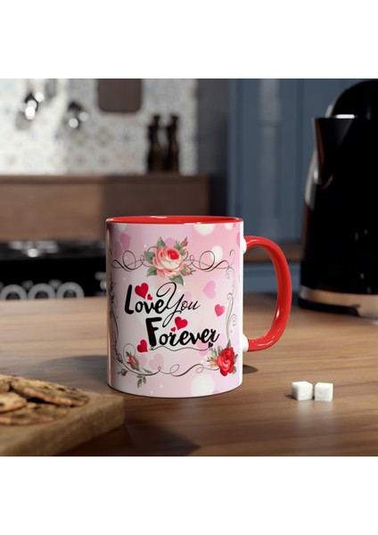 Sonsuz Aşk Tasarım Baskılı Kupa