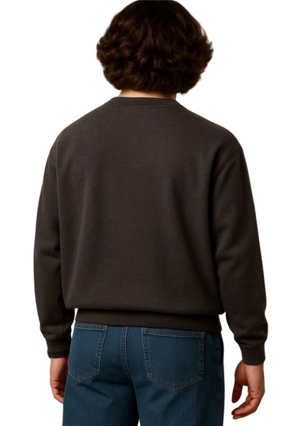 Erkek Büyük Beden 122 KILO-158 Kilo Arası Için Uygun Geniş Kalıp Bisiklet Yaka Pamuklu Selanik Kazak fırsatları