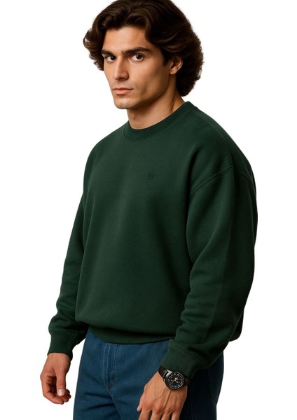 Erkek Büyük Beden 122 KILO-158 Kilo Arası Için Uygun Geniş Kalıp Bisiklet Yaka Pamuklu Selanik Kazak fiyatları