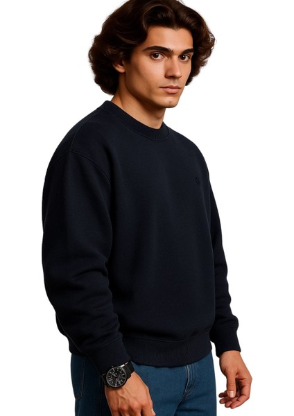 Erkek Büyük Beden 122 KILO-158 Kilo Arası Için Uygun Geniş Kalıp Bisiklet Yaka Pamuklu Selanik Kazak fiyatları