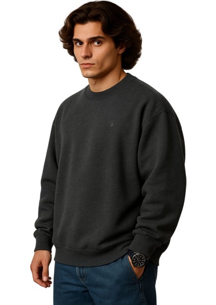 Erkek Büyük Beden 122 KILO-158 Kilo Arası Için Uygun Geniş Kalıp Bisiklet Yaka Pamuklu Selanik Kazak modelleri