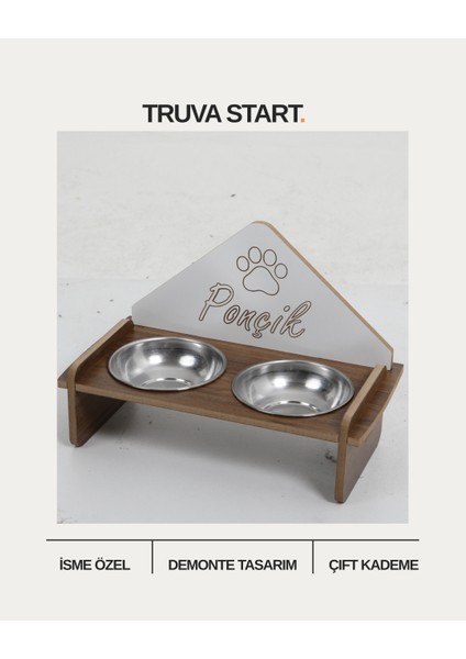 Kişisel Isme Özel Mama ve Su Kabı