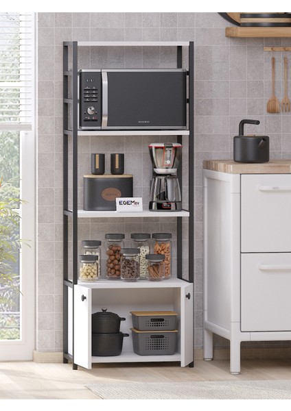 Egem Ev Mutfak Standı 2 Kapaklı 4 Raflı Kahve Köşesi Mutfak Rafı Mutfak Bangosu Cok fiyatları