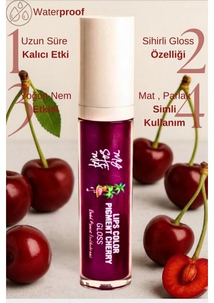 Cherry Lip Gloss Dudak Pigment Vişne Dudaklar 8 ml fiyatları