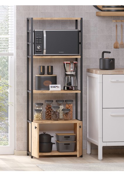 Egem Ev Mutfak Standı 2 Kapaklı 4 Raflı Kahve Köşesi Mutfak Rafı Mutfak Bangosu Cok fiyatları