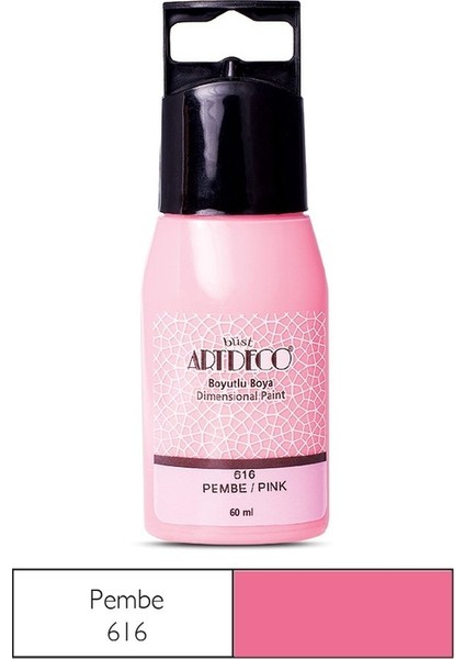 042C-616 Boyutlu Boya 60ML Pembe