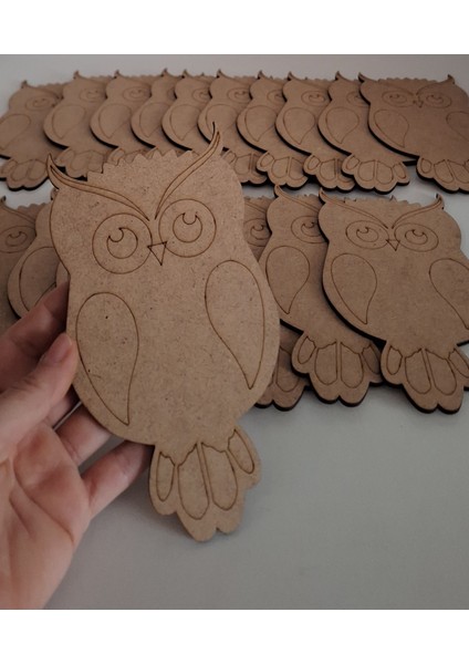 20 Adet Baykuş Ahşap Boyama Aktivite Okul Kreş Anaokulu Etkinlik Sanat Seti modelleri