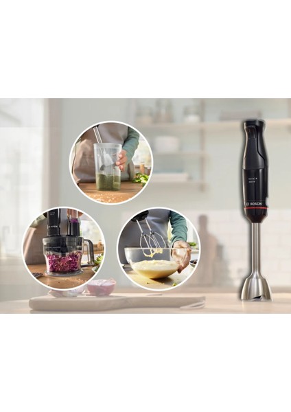 800W Serie 8 Ecil Hayvan &turbo Başlık Güçlü Motor, Toz Torbasız Süpürge + Bosch Serie 4 Mutfak Robotu 1000W