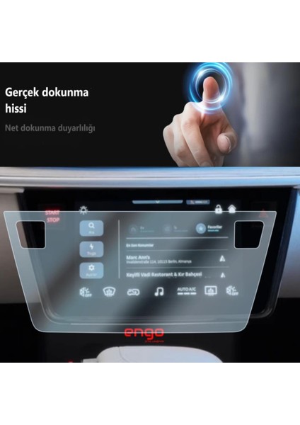Togg T10F 8 Inç Kumanda Ekran Koruyucu Nano Parlak Şeffaf indirimleri
