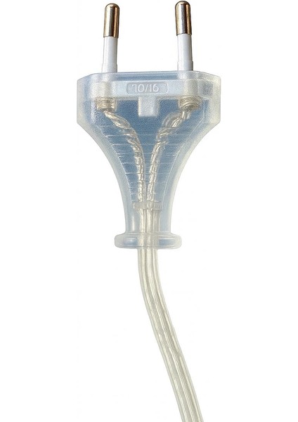 Şeffaf, Fişli Arapuarlı Kablo - Anahtarlı (2X0,50) Yassı Kablo - 2 Metre fırsatları