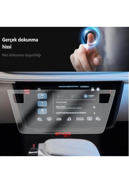 Togg T10F 8 Inç Kumanda Ekranı Mat Ekran Koruyucu Şeffaf fırsatları
