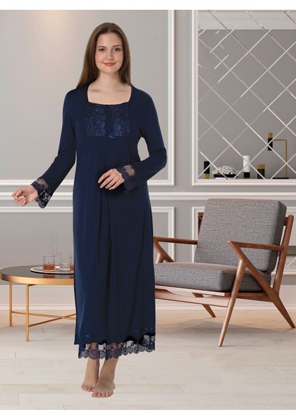 Dvina Effortt Lohusa Gecelik Lacivert - 3043