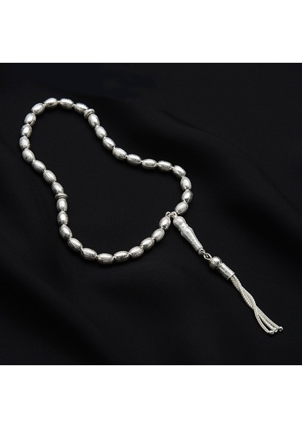 Kumlu Oval Gümüş Tesbih 5mm fırsatları