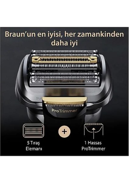 9577CC Series 9 Pro Islak Kuru Tıraş Makinesi Gümüş modelleri