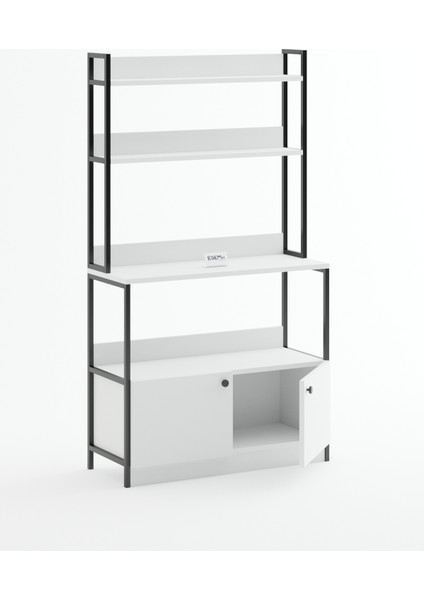 Mutfak Standı 2 Kapaklı 5 Raflı Kahve Köşesi Bazalı Mutfak Rafı Mutfak Bangosu indirimleri